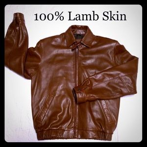 Lamb Skin Bomber Jacket